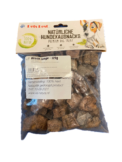 PETS BEST HERTENLONG BLOKJES 125GR